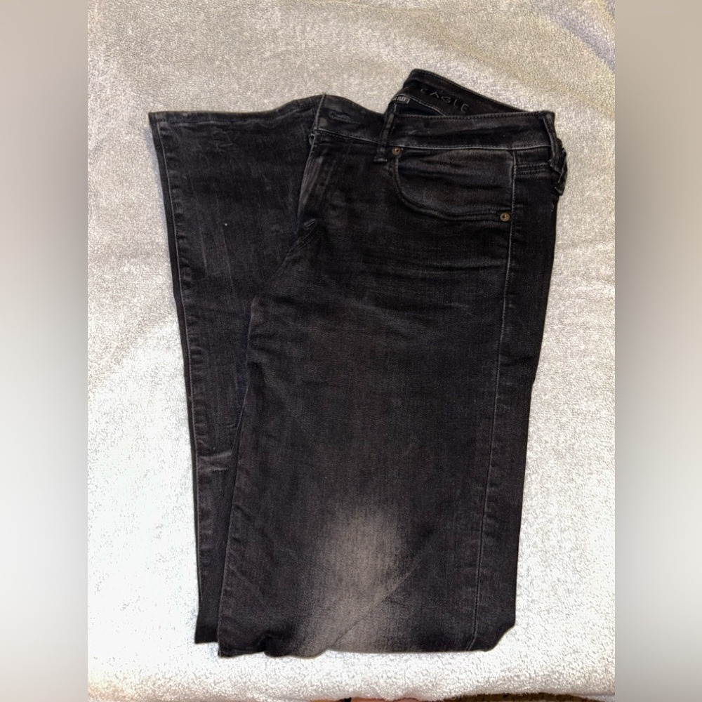 American Eagle Men’s Black Jeans. Size 32 x 34 - Picture 2 of 7